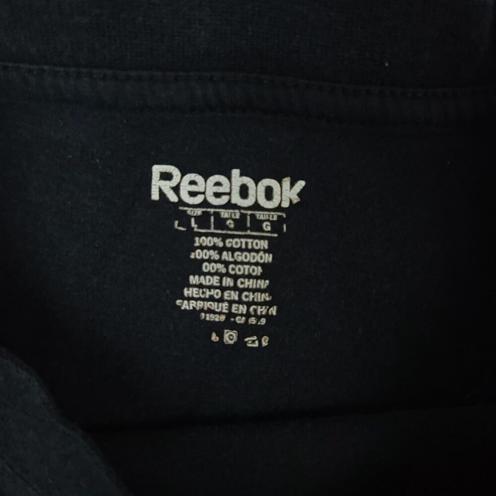 Reebok Pittsburgh Steelers T Shirt Mens XL Black Cotton Short Sleeve - Picture 2 of 10